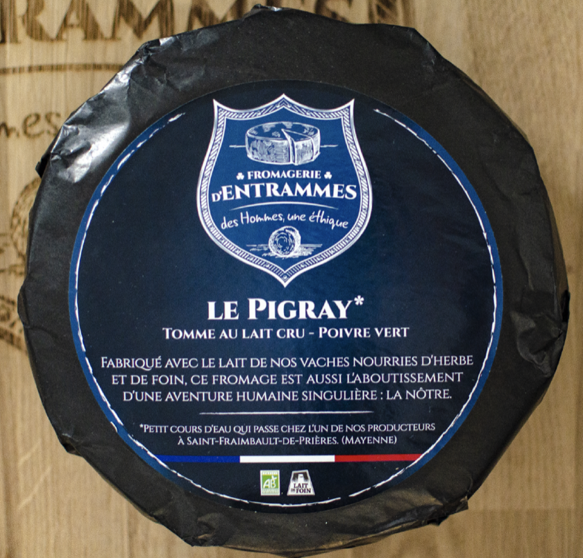 Le Pigray Tomme (Lait Cru) Pays De La Loire BIO ~1,7kg